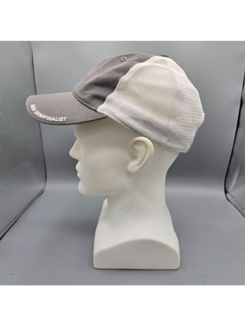 Dr Pepper Sonic Games 2023 Semifinalist Gray and White Mesh Back Dad Hat *Flaw - Picture 10 of 13